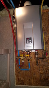 Rinnai Tankless Wat4er heater Installation